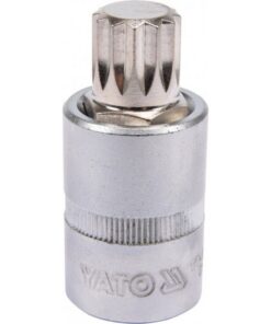 Spline Bit Socket - Chrome Vanadium - 1/2" Connector - Standard Length - M16 x 50mm - YT-04346