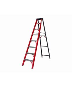 All Fibreglass Single Sided Ladder - Industrial A-Frame - 12 Steps - 3.6m - FGS12-ALL