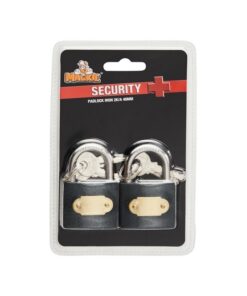 Padlock - Iron - 2k/A - 40mm - Pack of 2 - 97031044