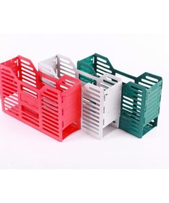 A4 Slated Plastic Filing Container - 32 x 10 x 22 cm - Colour Options - Pack of 20 - 02SLPC