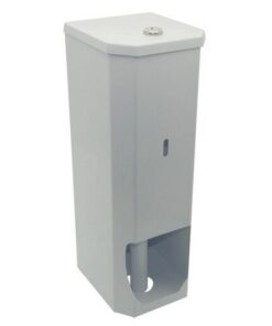Toilet Paper Dispenser - 3 Roll - Powder Coated Steel - White - TR_03