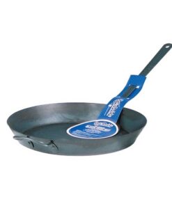 Caterpride Frying Pan - Black Iron - Front and Side Handle - 40cm - Pack of 3 - 672029