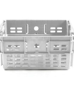 Stack-Nest Crate - Vented - SABS Approved - 16.6L - Grey - Pack of 250 - SN43190-grey