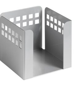 Paper Cube - Square Punch Steel Range - Metal - 10.5 x 10.5 x 10.5 cm - Silver - 424SI