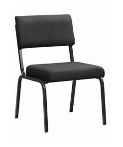 Office Chair - Economy Side - No Arms - Square Tube - 88 x 60 x 60 cm - SE018-black