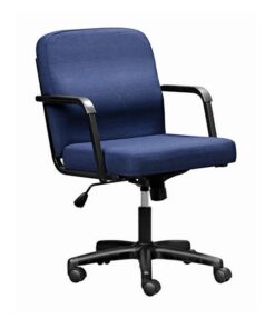 Office Chair - Full Mid Back - Swivel and Tilt - 85 x 57 x 64 cm - SE006-blue