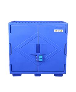 Acid Cabinet - Safety Cabinet - 4 Shelves - 2 Doors - 83L - Polyethylene - 89 x 91 x 55 cm - ACP80002