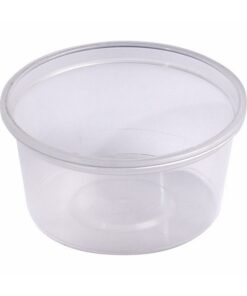 70ml Take Away Containers - Tub Only - Clear - Pack of 1000