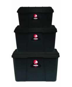 Plastic Storage Box - Pride - 3 Piece 25L - 45L - 65L