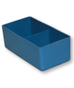 Drawer Organiser - Insert Bins with Dividers - Blue - Pack of 60
