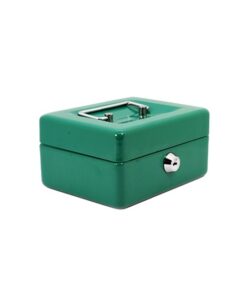 Steel Cash Box - 15 x 12 x 8cm - Colour Options