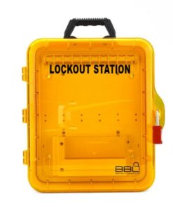 Lockout Station - Portable - Holds 10 Locks - 33.8 x 9.8 x 40.8 cm