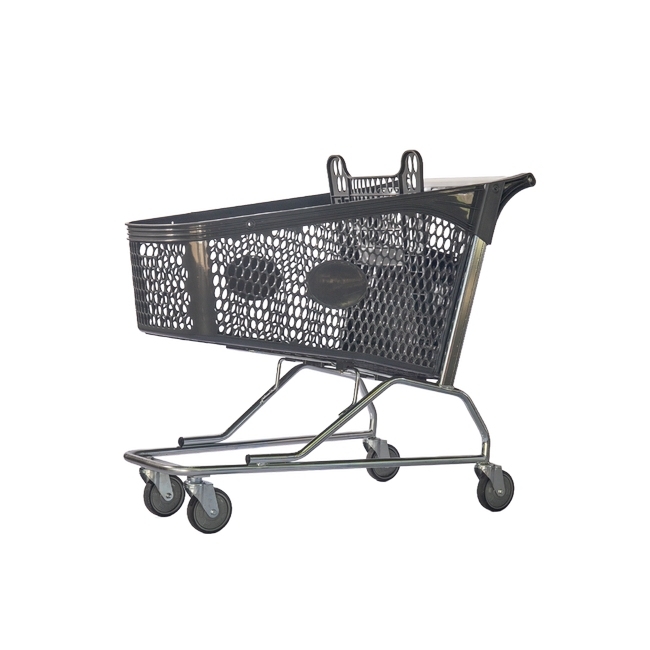 Steel and Plastic Shopping Trolley - Hybrid - 100L - Colour Options