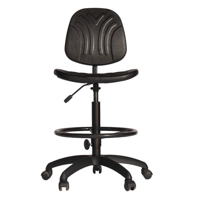 Draughtsman Chair - Plastic - Black