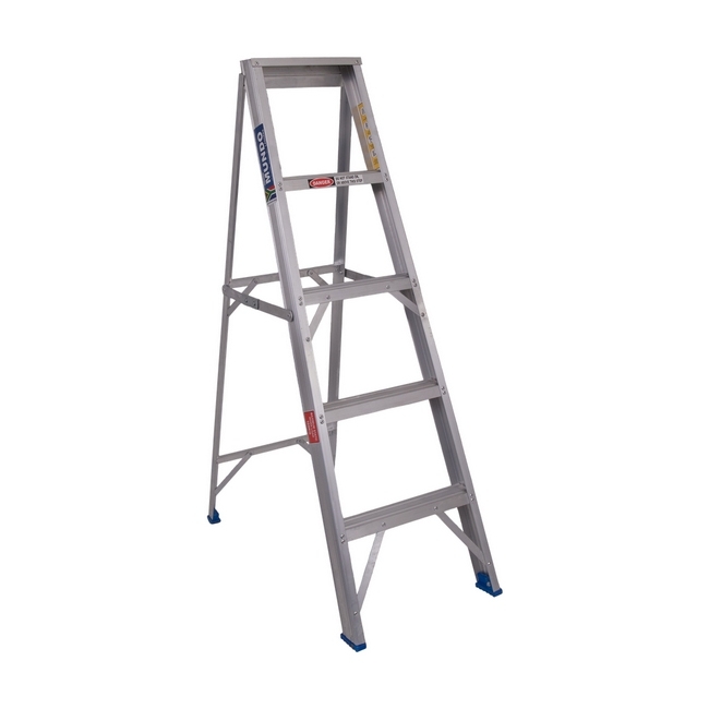 Aluminium Step Ladder - Single Sided - Domestic - 3 Step - 0.78m