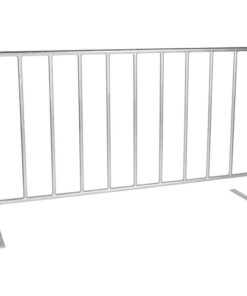 Steel Crowd Barrier - Interlocking Safety Control - 200 x 50 x 120 cm