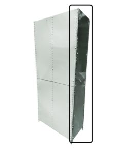 Bolted Shelving Steel Side Panel - Uni-Angle - Galvanised - 129.5 x 30.5 cm