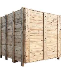 Solid Wooden Box Crate - 4 Way Entry - 120 x 80 x 90cm