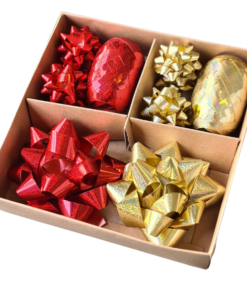 Giftset – 12 Piece Bows & Ribbon (R&G)