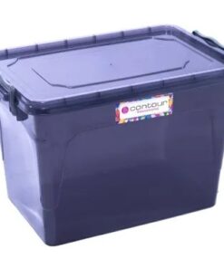 80 Litre Storage Box Grey Clip and Lock