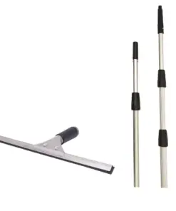 35cm Window Squeegee & 4 Metere Aluminium Telepole E-LINE