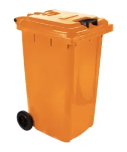 Wheelie Bin 240L Orange-SABS