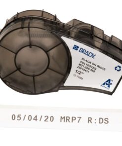 Brady High Performance Labels, White Polyester B-488, M21-500-488 12.70 mm x 6.4 m Roll