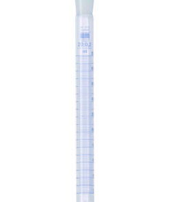 Hirschmann Test Tube 20 : 0.2 ml NS-Grinding, PE-Stopper, Blue Graduated