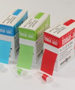 Heathrow Scientific Tough-Tags 24x13mm Red Polyester, Pack of 1000 pcs/roll