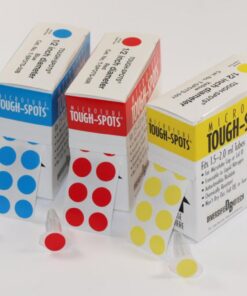 Heathrow Scientific Tough Spots PVC Round Ø 13 mm, Blue, Pack of 1000 Roll