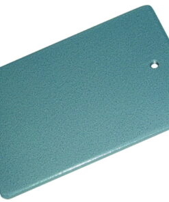 Stand base 315 x 200 mm steel, powder coated, M10 bore hole, 8mm thick, with welded feet