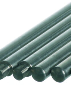 BOCHEM Support Rods M 10, 1000 x 13 mm, with Thread, 18/10 Steel