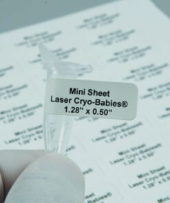 Heathrow Scientific Laser Cryo-Babies 24x13mm White, Pack of 2380 (20 x 119)
