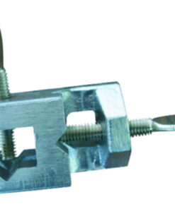 Multi-purpose bosshead, light alloy, 16mm, M8 brass nickelplated thumb srews