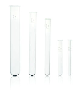 DWK Duran Test Tubes Glass with Rim 10x75 mm, Pack of 100