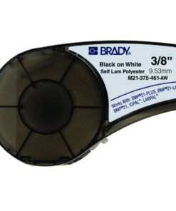 Brady High-Performance Labels White Polyester B-461, 9.53 mm x 6.4 m Roll