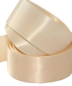 DFS Cream (15mm) Satin Ribbon