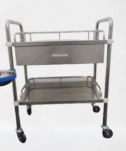 Stainless Steel Anesthetic Trolley Full Drawer