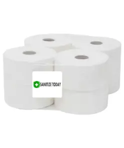 Decca Rolls Pack Of 8s (100×100) 5000 sheets 50mm Core Toilet Paper
