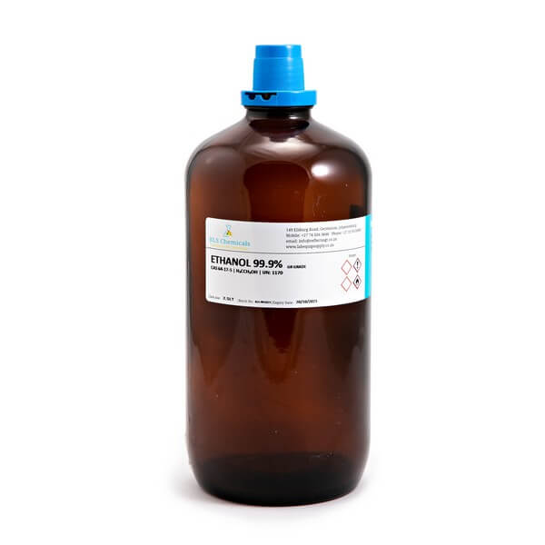 Ethanol 70% AR Glass Bottle – 2,5l