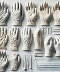 B. Braun Vasco Gloves, Size XL (9-10), Nitrile Light, Powder-Free, Latex-Free, Non-Sterile, Pack of 90