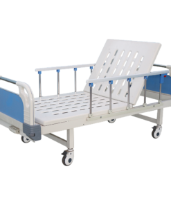One Crank ABS Hospital Bed with 4 Section Mattress