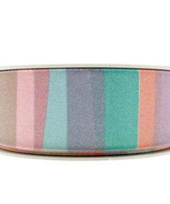 Ribbon – Stripes Pinks 38mm x 15m rolls