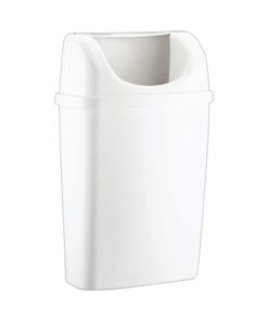 Wall Waste Bin Solo Plastic – White / ABS