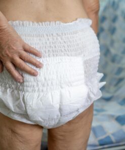 All-in-One Adult Diapers / Cotton FeelPLUS (BLUE) - Regular Absorbency