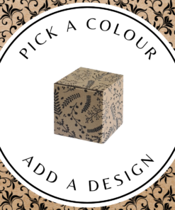 Design Cube Box (S) – Brown Kraft 110 x 110 x 110mm