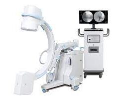 Alternative view of C-Arm mobile DR X-ray system