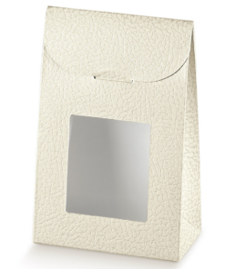 Pearl – Sweet/Cookie Satchel – 170 x 70 x 235mm with PVC window