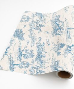 Countryside Toile in Blue – Giftwrap (50m x 50cm)