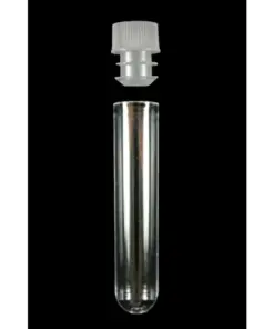 Test Tube, Glass, With Cap 16mm x125mm.